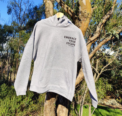 Embrace Your Escape - Oversized Hoodie - BlackText