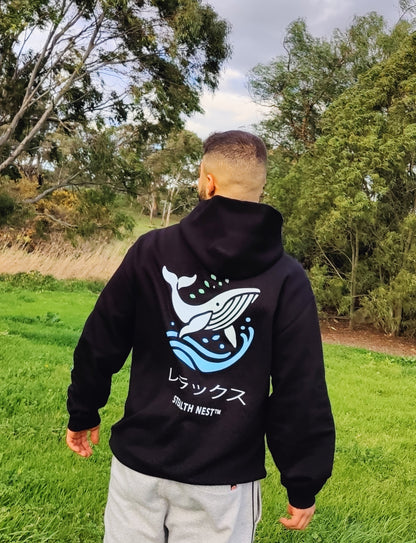 Relaxed Whale - Oversized Hoodie