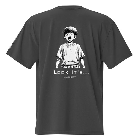 Look It's... - Faded Oversized T-Shirt