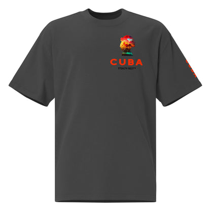 CUBA - Faded Oversized T-Shirt