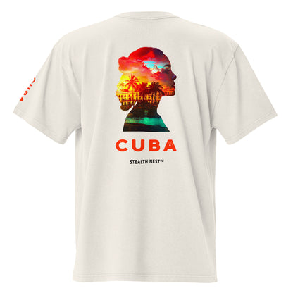 CUBA - Faded Oversized T-Shirt