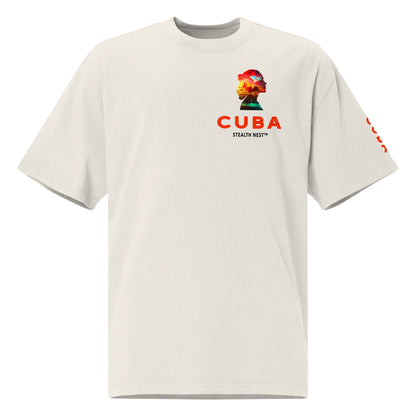 CUBA - Faded Oversized T-Shirt