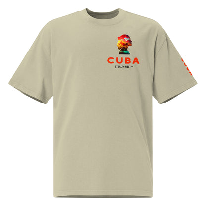 CUBA - Faded Oversized T-Shirt