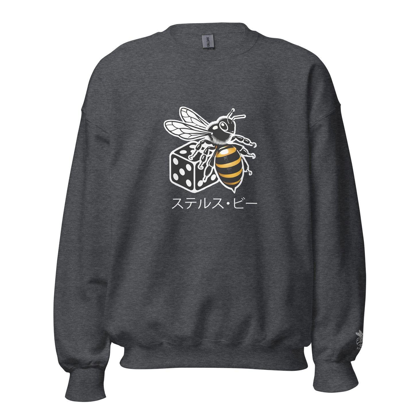 STEALTH BEE- Sweatshirt - White Text