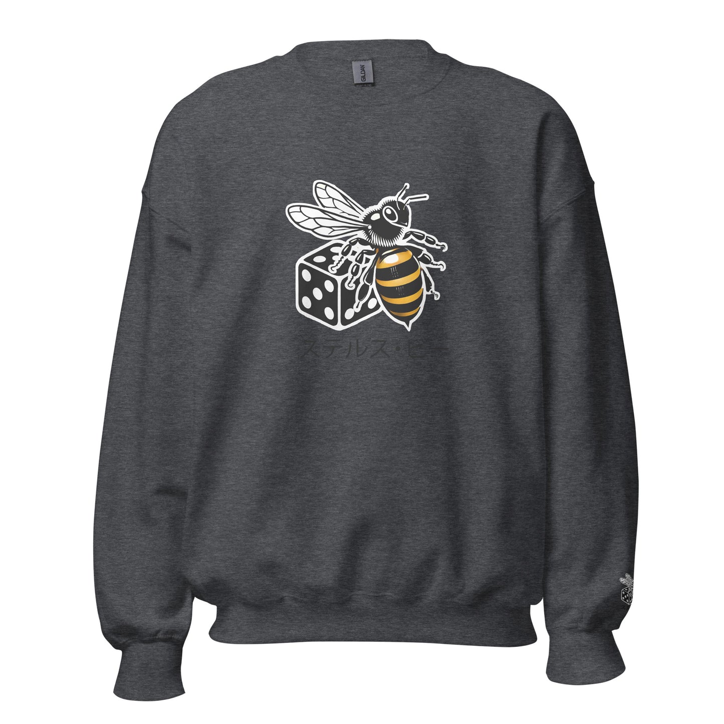 STEALTH BEE - Sweatshirt - Black Text