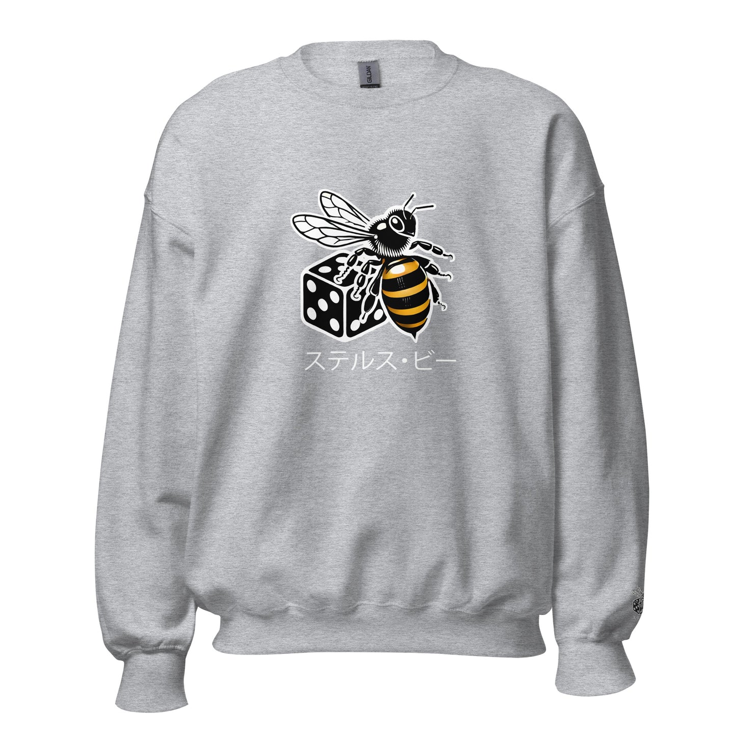 STEALTH BEE- Sweatshirt - White Text