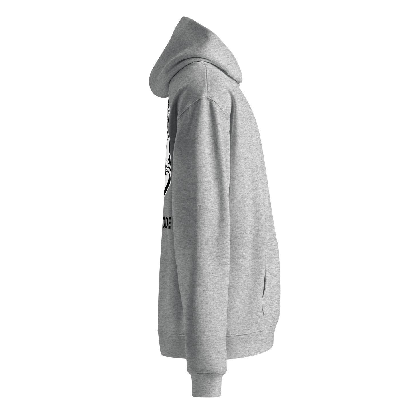 STEALTH MODE Black - Oversized Hoodie