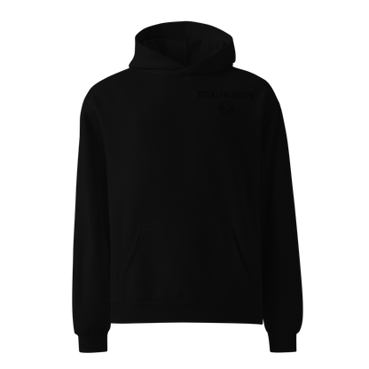 STEALTH MODE Black - Oversized Hoodie