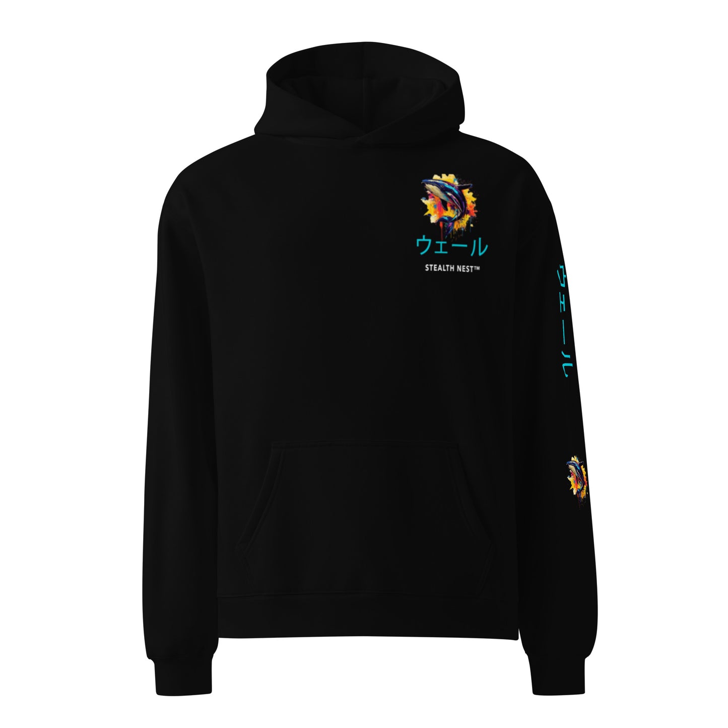 Whale Safari - Oversized Hoodie