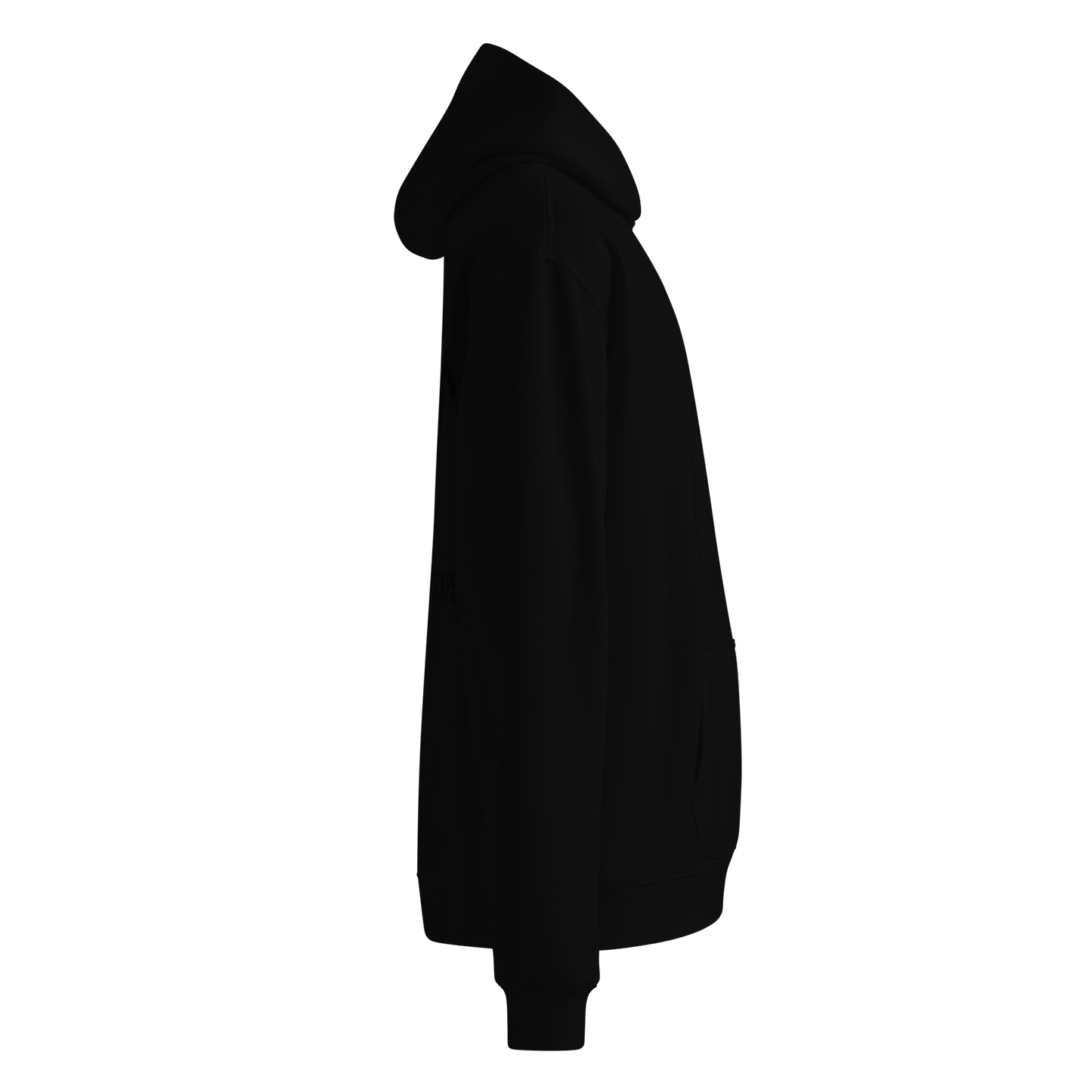 Embrace Your Escape - Oversized Hoodie - BlackText