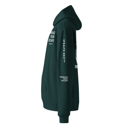 Embrace Your Escape - Oversized Hoodie - White Text